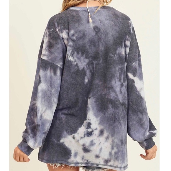 Last 1 | Tie Dye Knit Top - Picture 8 of 8